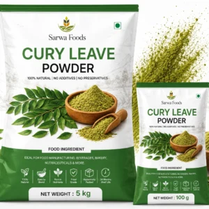 Sarwa Foods curry leaf powder — aromatic green curry leaves powder