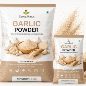 Sarwa Foods garlic powder — fine dehydrated garlic powder in bulk