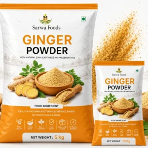 Sarwa Foods dry ginger powder — fine sonth powder for bulk supply