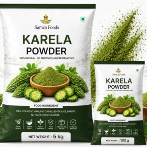 Sarwa Foods karela powder — dried bitter gourd powder in bulk